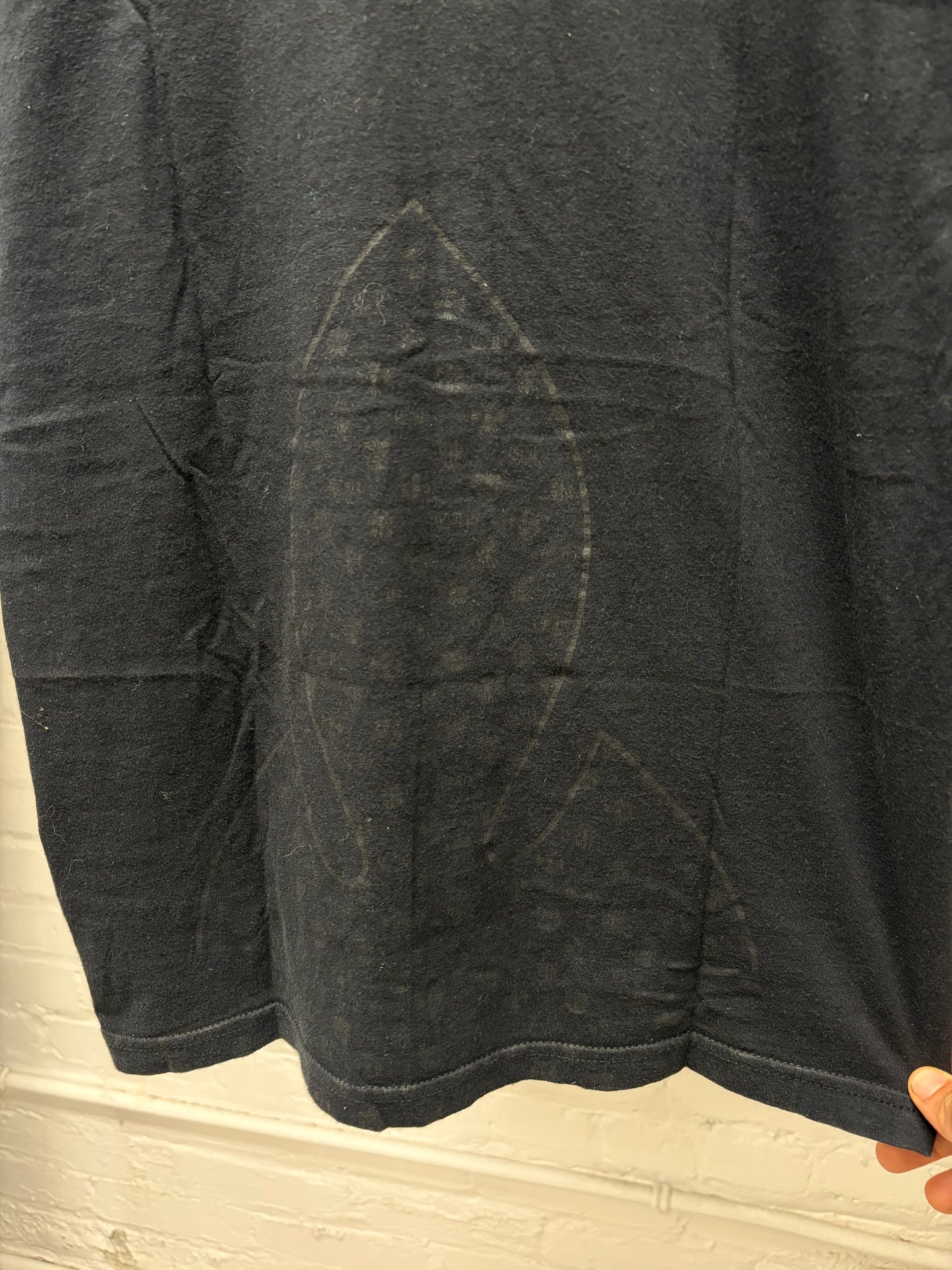 Chrome Hearts ‘Fleur Monogram’ Subtle Back Graphic Black T-Shirt