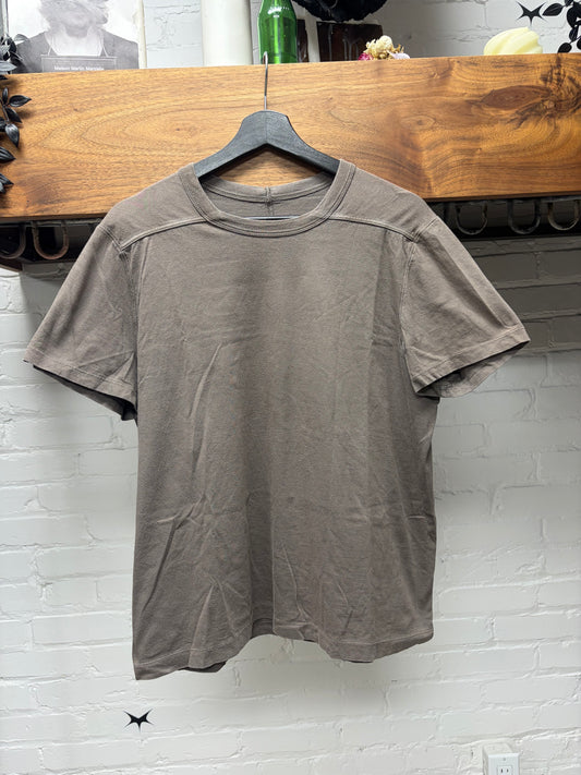 Rick Owens Mainline Dust Cropped ‘Level’ Short Sleeve T-Shirt