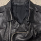 SS2015 Rick Owens ‘Stooges’ Black Calfskin Leather Biker Jacket