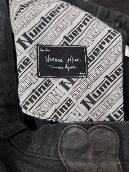 AW2004 Number (N)ine ‘Give Peace a Chance’ Patchwork Denim