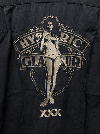 Hysteric Glamour ‘Showgirl’ Embroidered Camp Collar Shirt