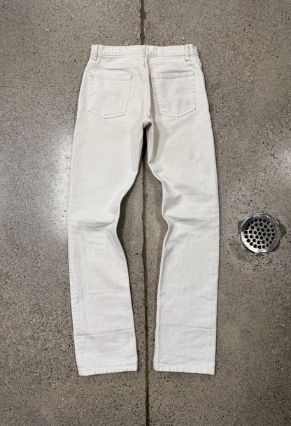 Vintage Helmut Lang ‘Painter’ Bootcut White Denim