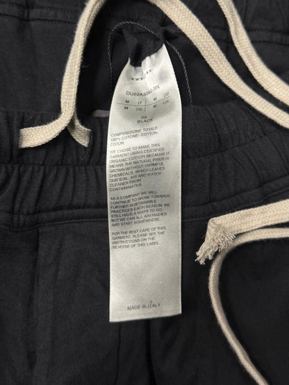 Rick Owens ‘Berlin’ Black/Cream Drawstring Sweatpants
