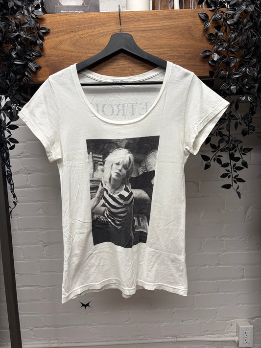 2012 Hysteric Glamour ‘Courtney Love’ White Portrait T-Shirt