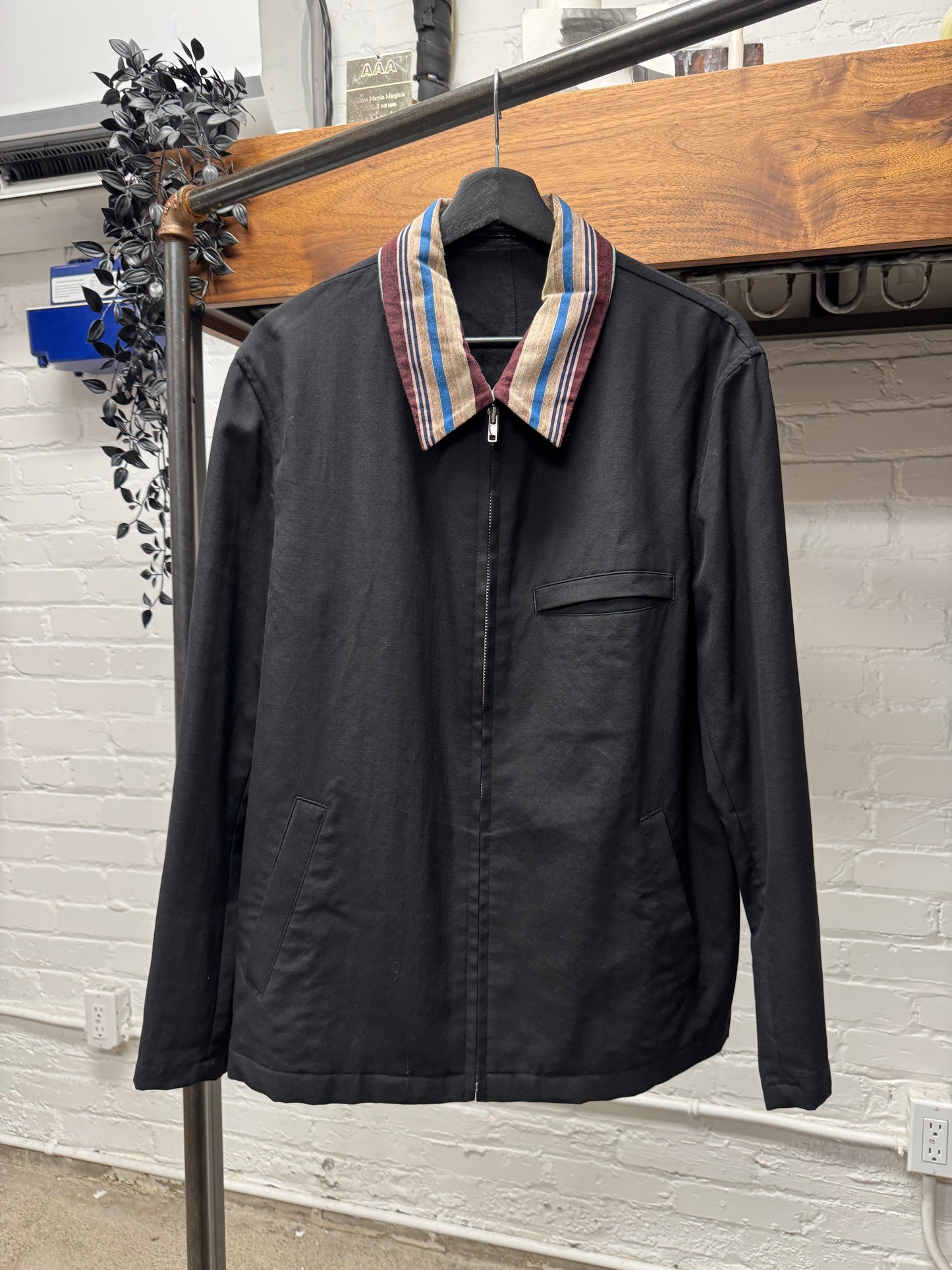 SS1999 Comme Des Garçons Homme ‘Accent Collar’ Zip-Up Work Jacket
