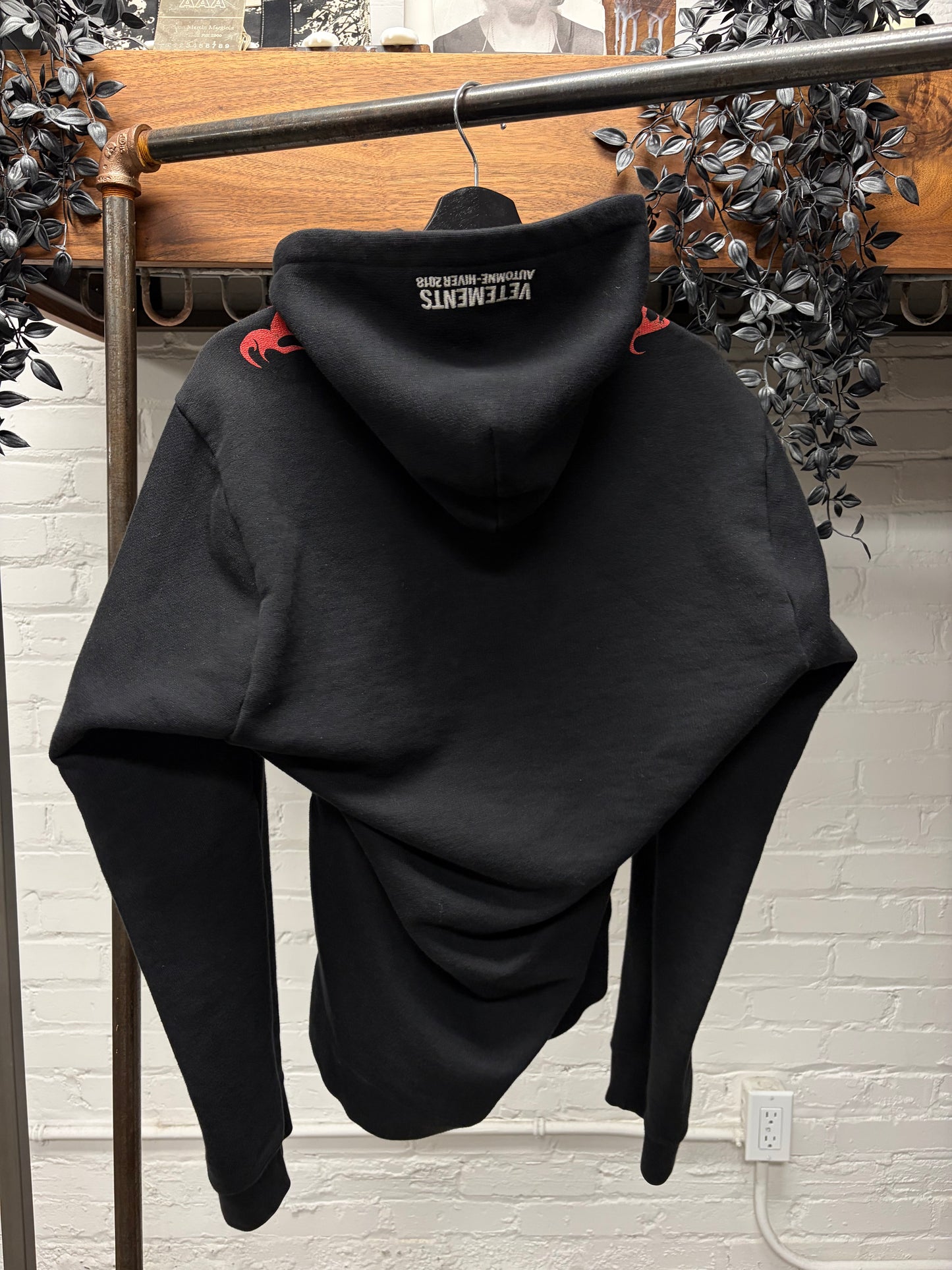 AW2018 Vetements ‘Misplaced Skull’ Hoodie