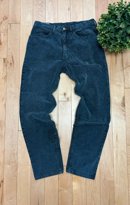 Cav Empt Overdyed Blue Corduroy Pants
