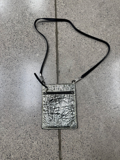 SS2019 Rick Owens ‘Babel’ Gold Foil Security Pocket Bag