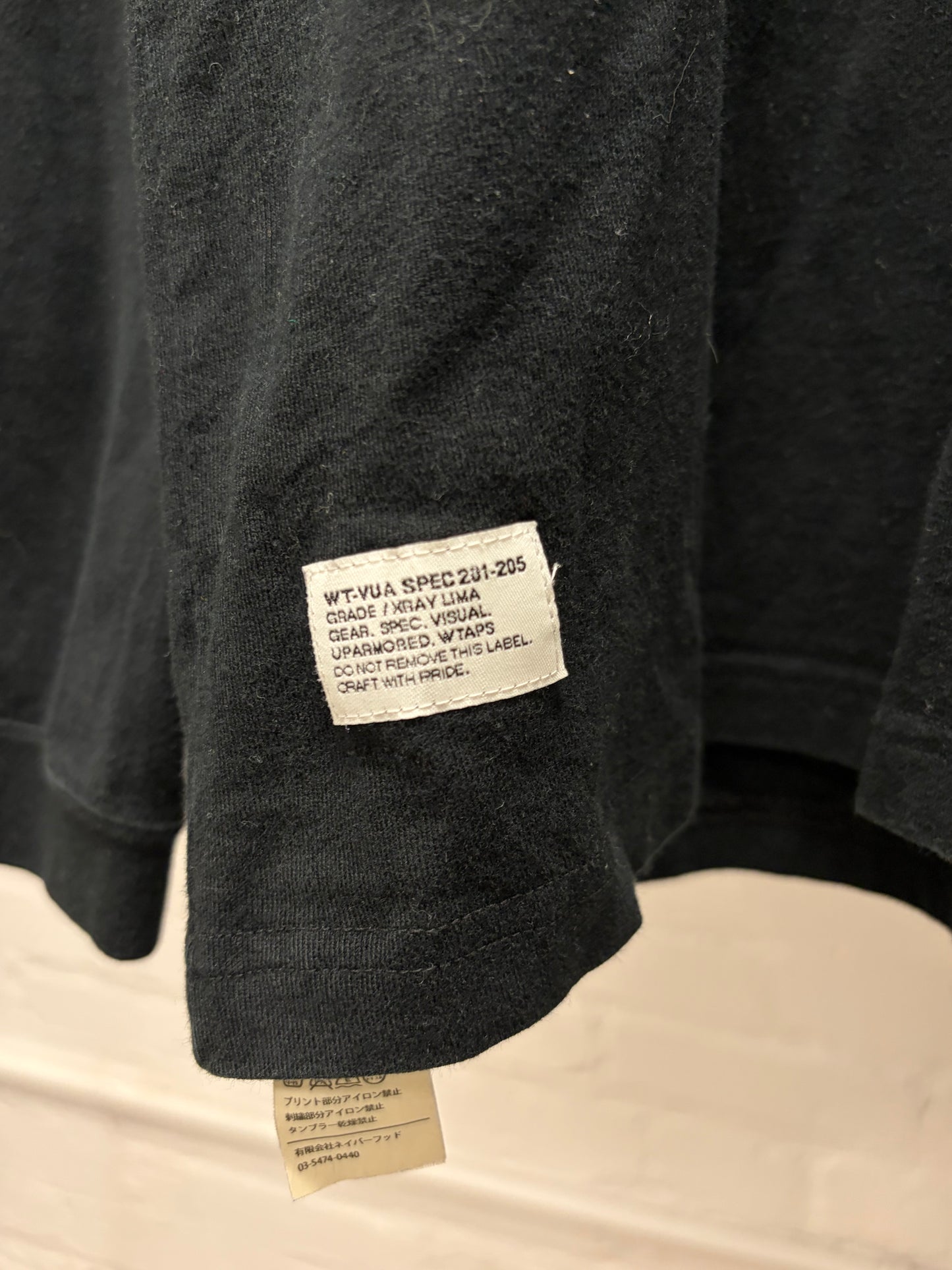 Wtaps ‘Desert Storm SOD’ Black/Yellow Long Sleeve Shirt