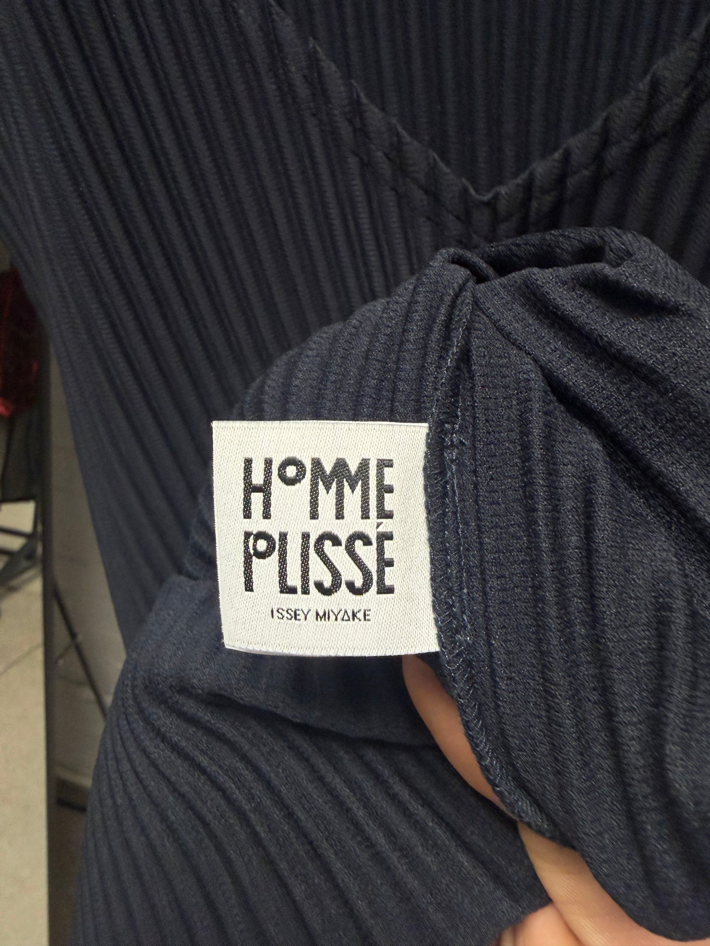 Issey Miyake Homme Plisse Pleated Blue Vest