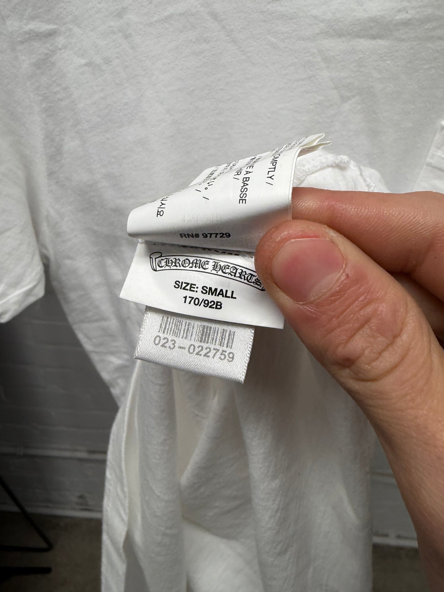 Chrome Hearts Gradient ‘Dagger Vine’ Logo T-Shirt