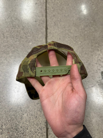 Kapital ‘Denim Love Cats’ Camo Trucker Hat