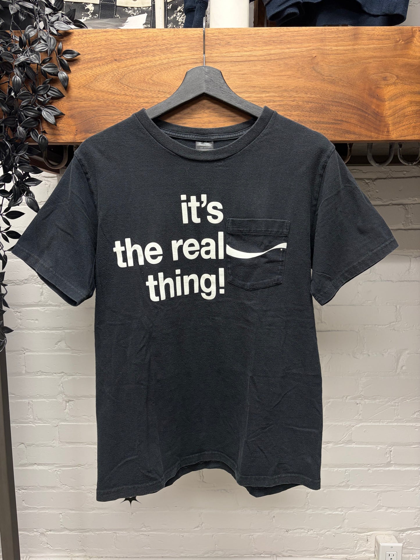 Number (N)ine Coca Cola ‘It’s the Real Thing’ Slogan T-Shirt