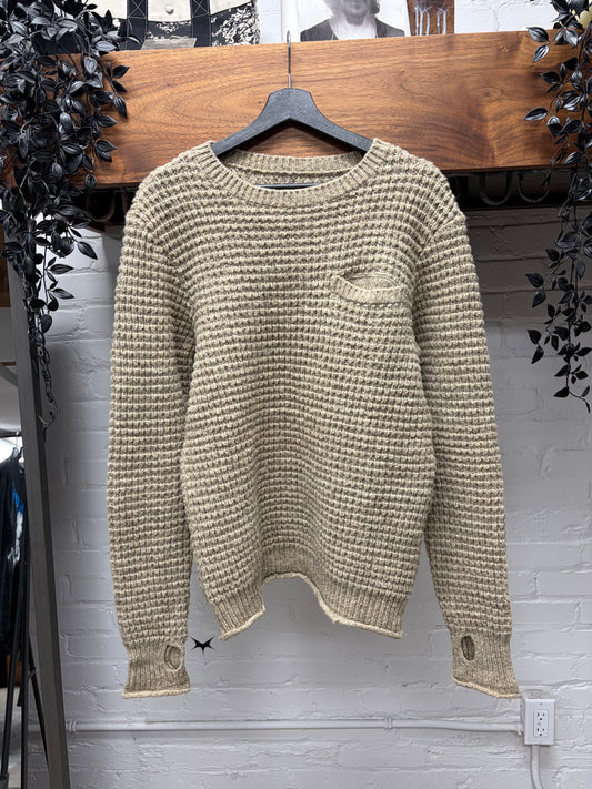 Kapital Heavgweight Cream ‘Fisherman’s’ Knit Sweater
