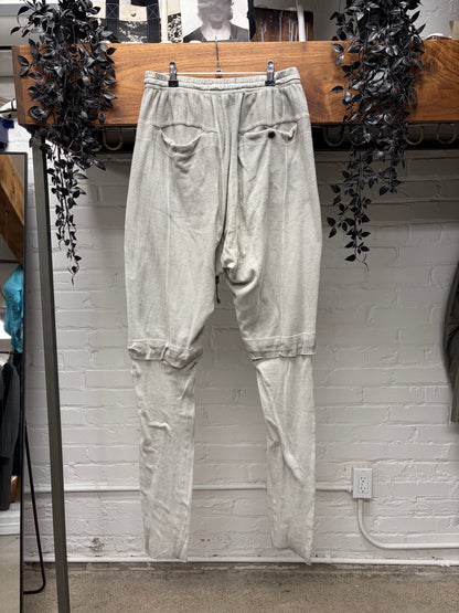 SS2014 Julius Layered Thermal Cotton/Corduroy Drawstring Jogger Pants