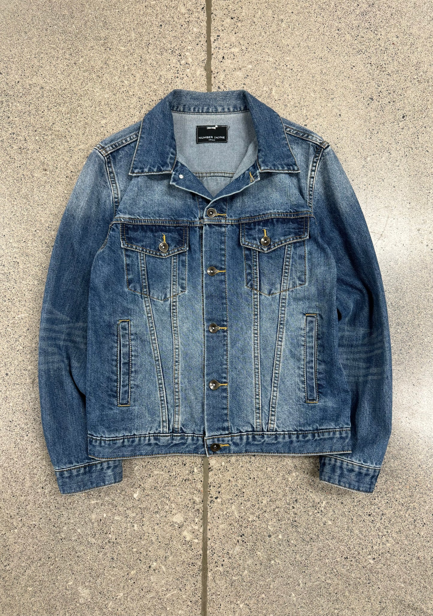 Number (N)ine Blue ‘Music Note’ Denim Jacket