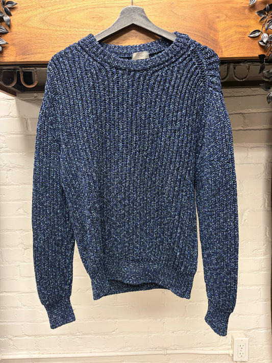 Dior Homme Marbled Blue/Grey Wool Knit Sweater
