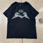 Yohji Yamamoto ‘Ground Y’ Crested Wings Black Graphic T-Shirt