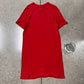 SS2017 Rick Owens ‘Walrus’ Red Silk Level T-Shirt
