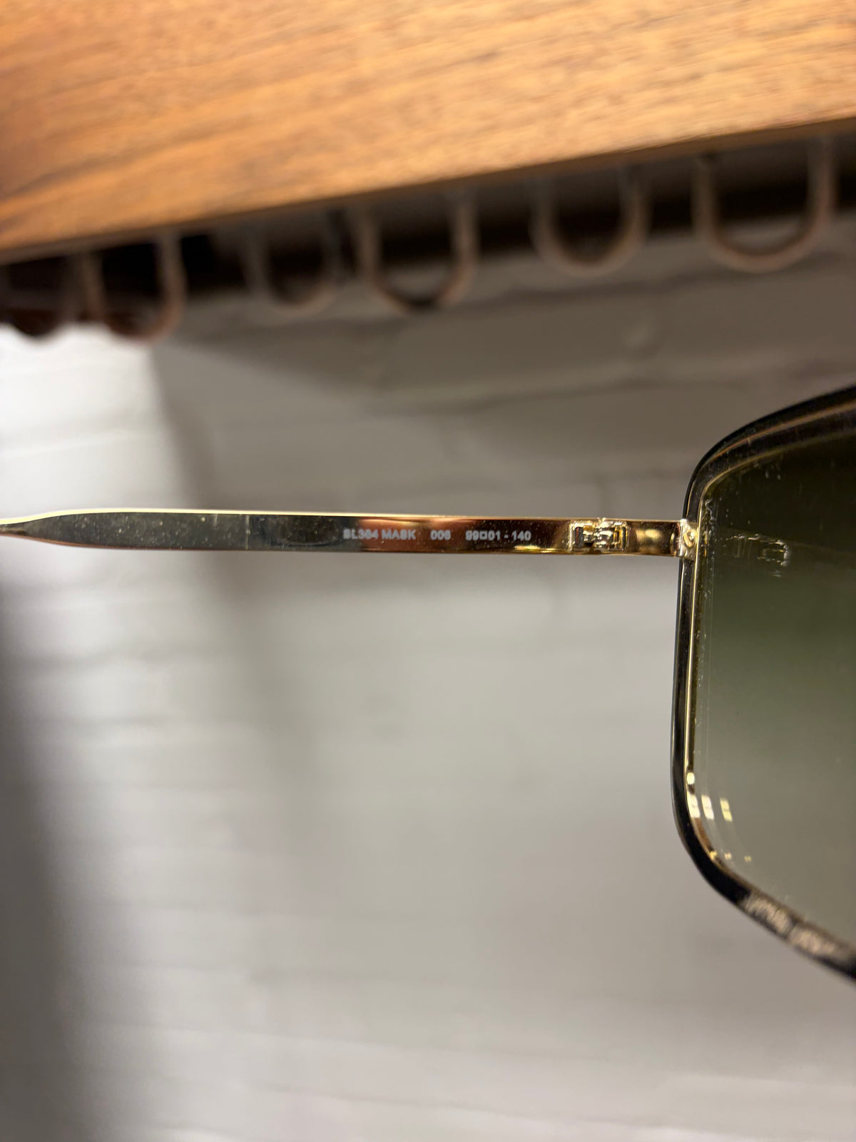Saint Laurent ‘SL 364 Mask’ Aviator Sunglasses