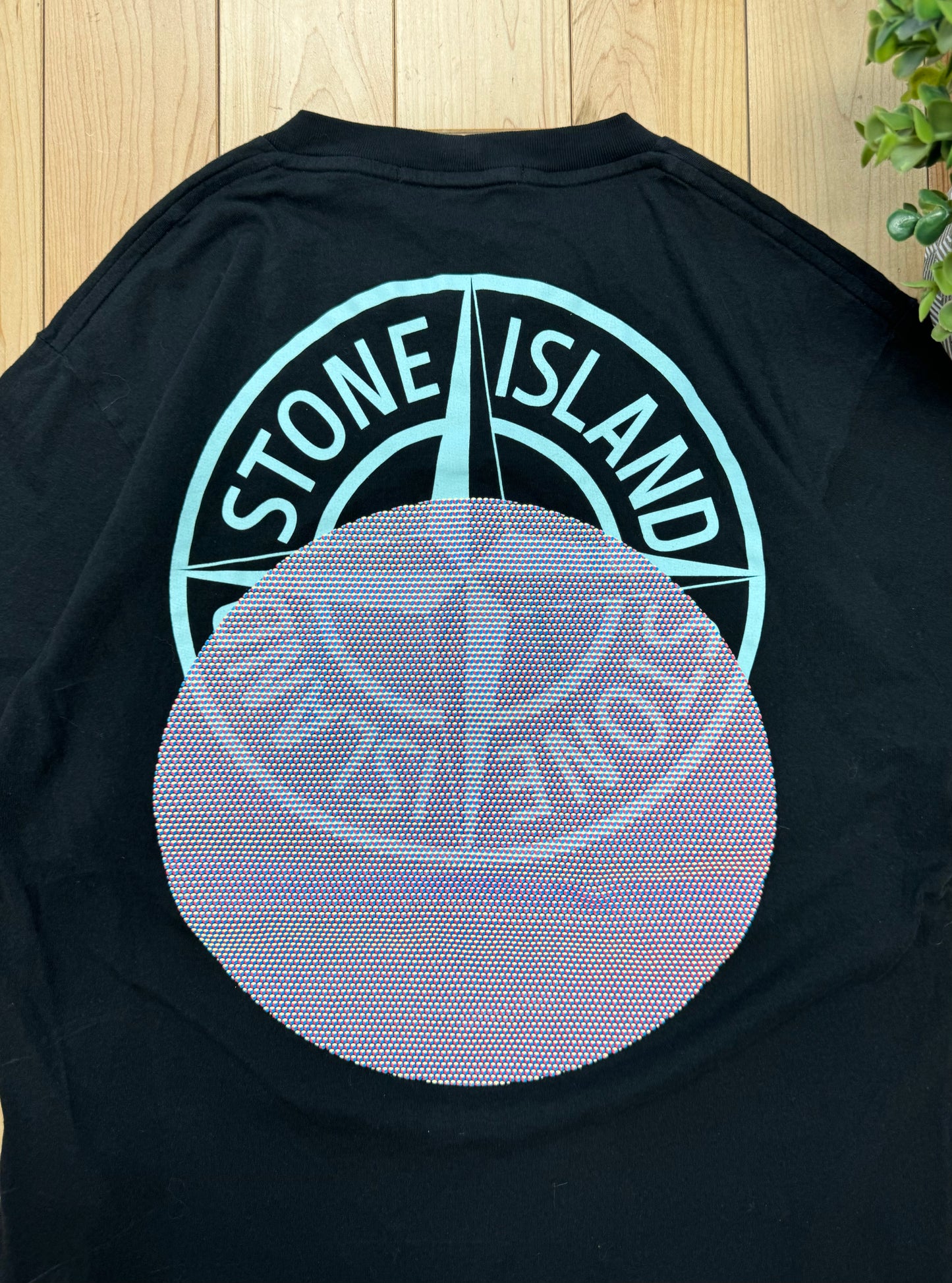 Stone Island Badge Logo Black T-Shirt