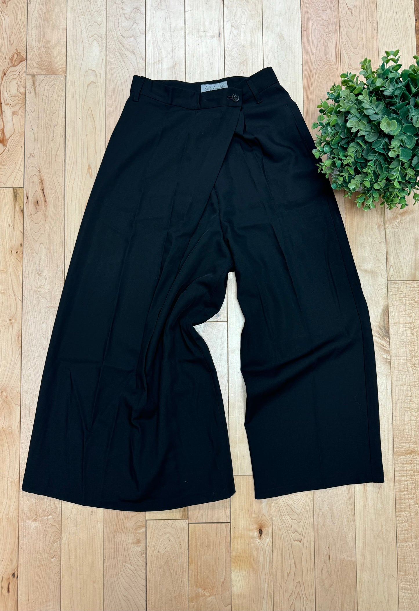 Yohji Yamamoto Switching Leg Opening 3/4 Length Pants