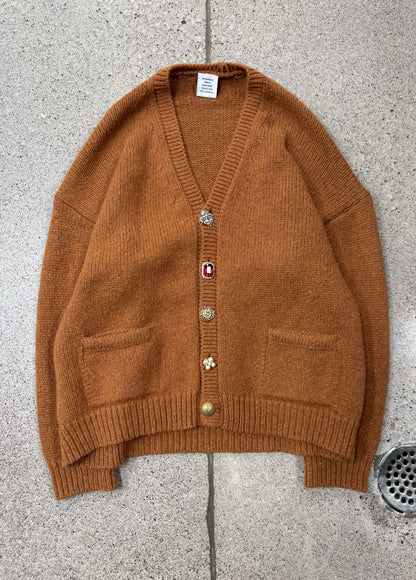 Vetements ‘Fancy Button’ Oversized Wool Cardigan