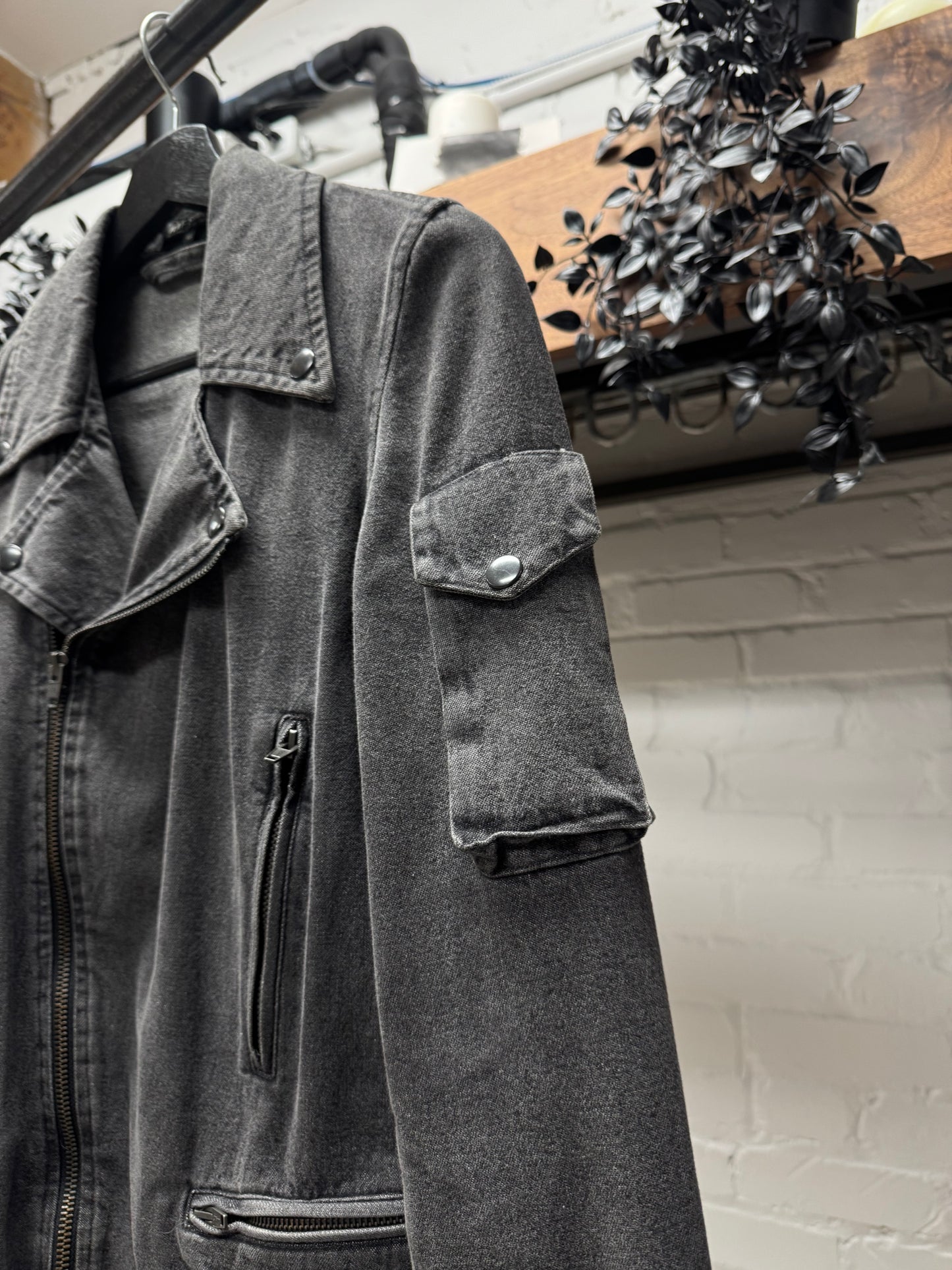 AW2005 Raf Simons ‘History of My World’ Denim Biker Jacket