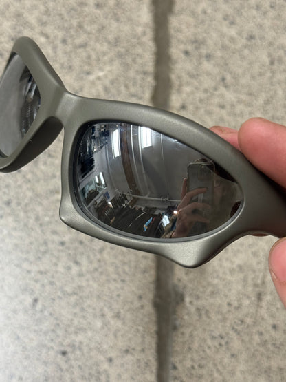 Balenciaga ‘Bat’ Winged Frame Metallic Sunglasses