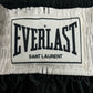 2019 Saint Laurent x Everlast Black Satin Boxing Shorts