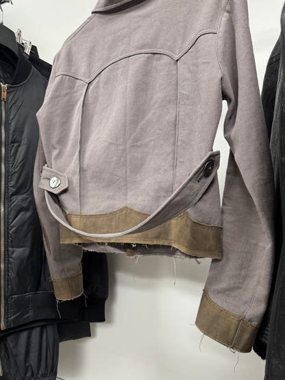 002 Alexander Maxamenko Twill/Waxed Canvas ‘Harness’ Jacket