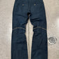 2000s Roberto Cavalli Flared ‘Zip-Knee’ Denim