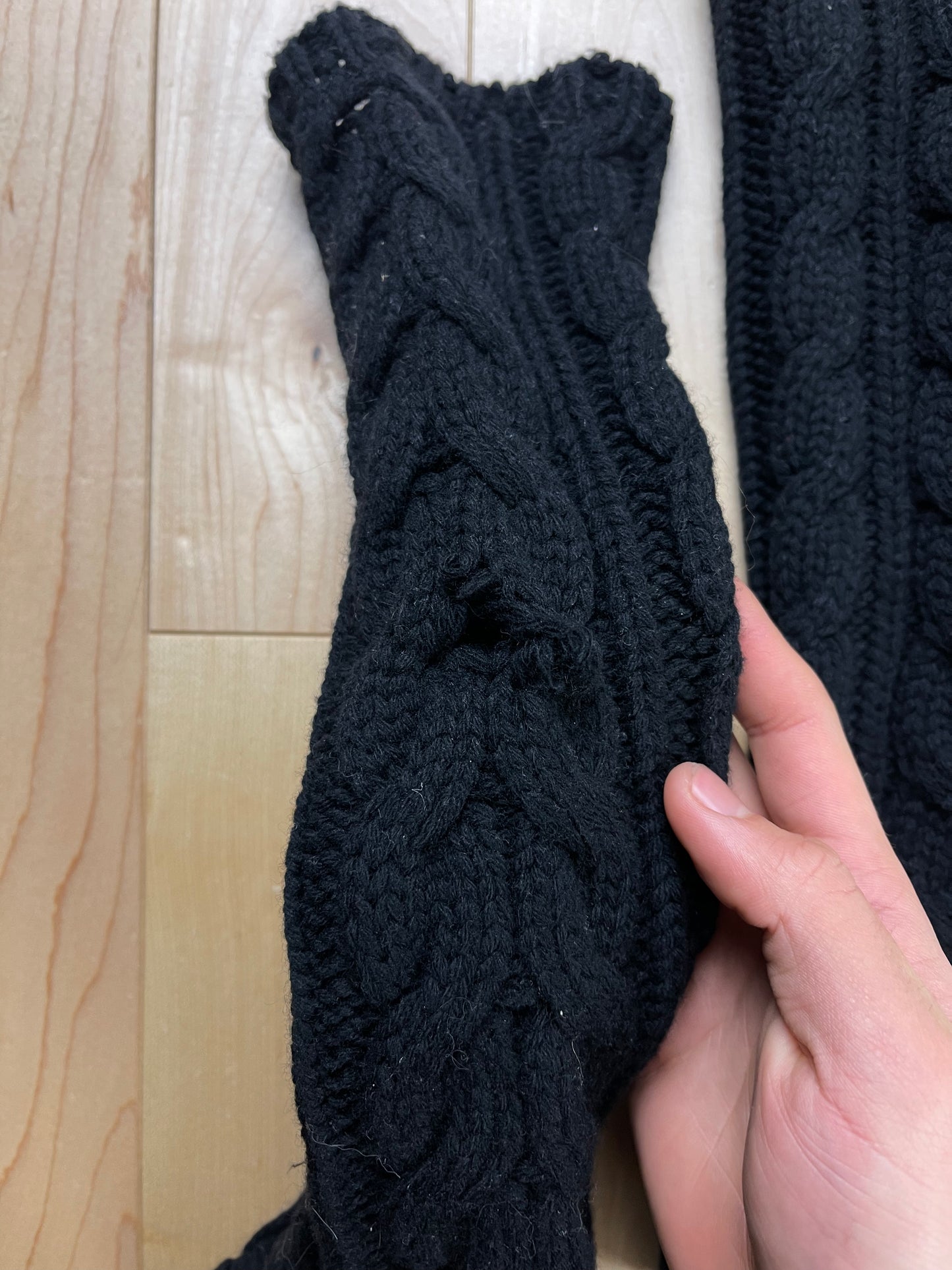 Vintage Y’a by Yohji Yamamoto Cable Knit Wool Armwarmers