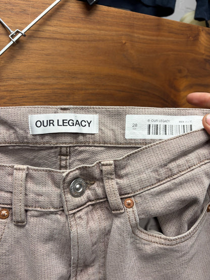 Legacy ‘Third Cut’ Stone Bleached Grey Denim