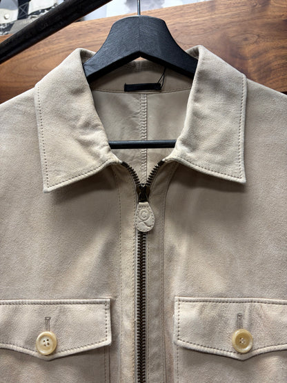 SS2007 Alexander McQueen Tan Suede Hunting Jacket