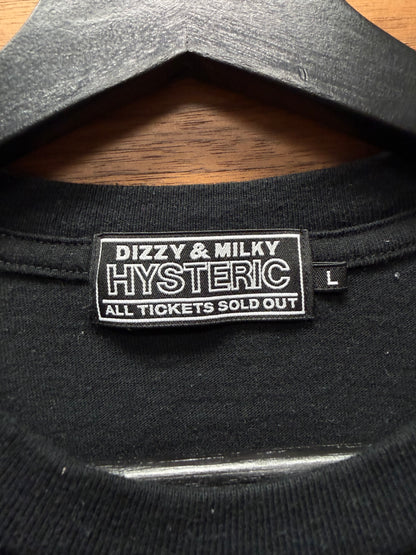 Hysteric Glamour ‘Showgirl’ Black/Green Graphic T-Shirt