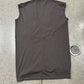 SS2022 Rick Owens ‘Fogachine’ Dust Brown Dylan Tee