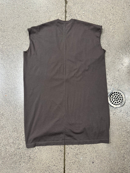 SS2022 Rick Owens ‘Fogachine’ Dust Brown Dylan Tee