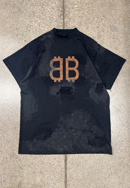 AW2023 Balenciaga ‘Mudshow’ Crypto Oversized T-Shirt