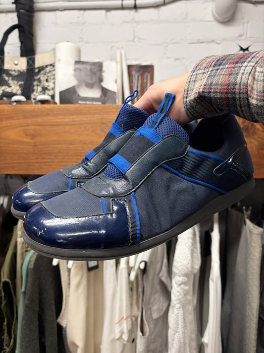 Vintage Miu Miu Men’s Blue Sporty Low Top Sneakers