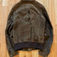 2000s Dolce & Gabbana Mainline Lambskin Leather Brown Suede Jacket.