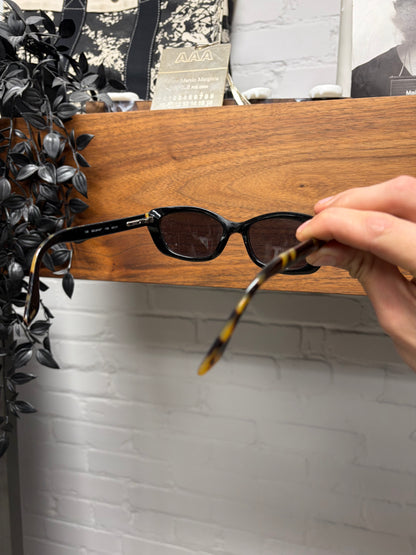 90s Gucci ‘Moda’ Tortoiseshell Brown Oval Sunglasses