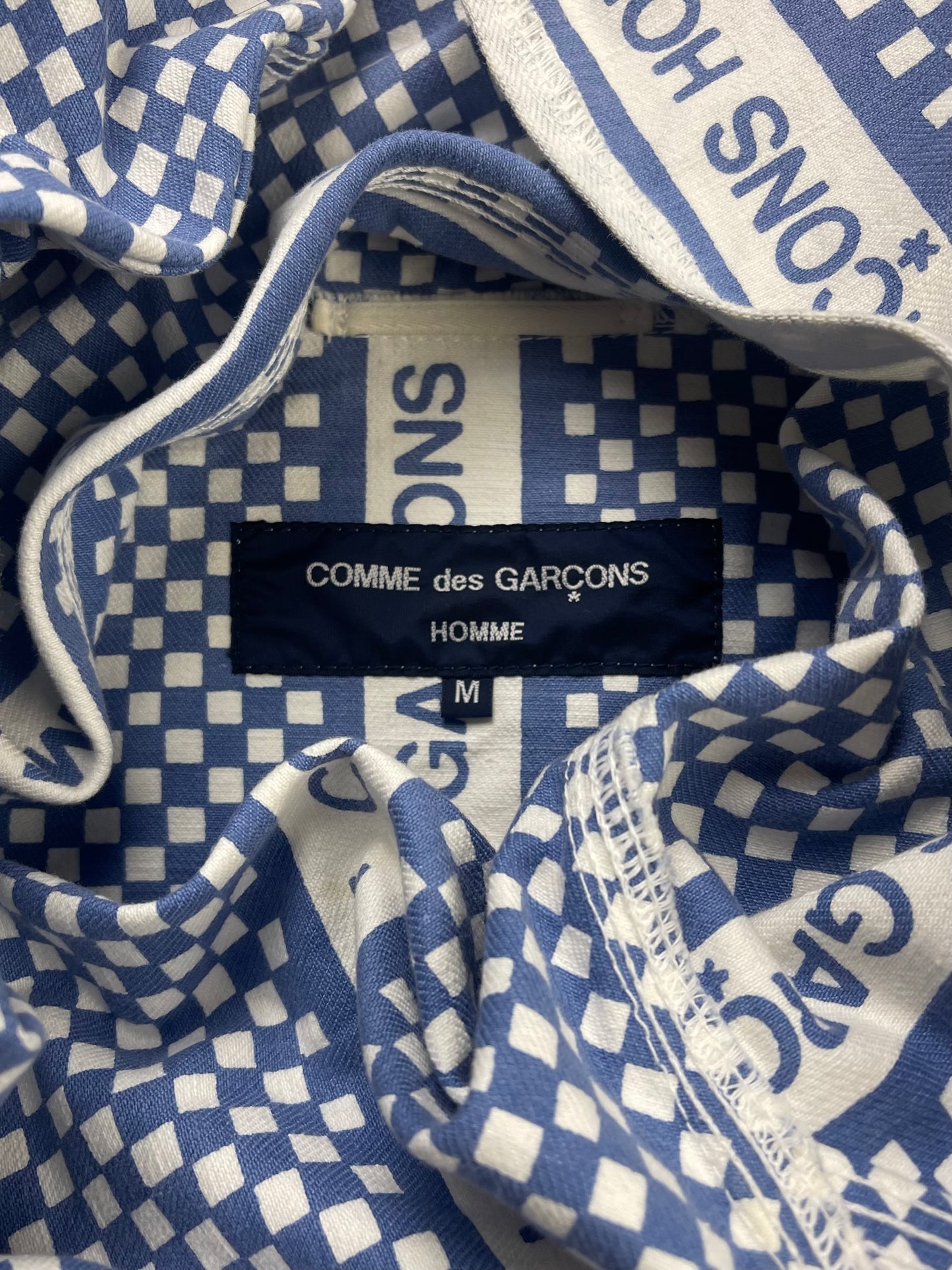 SS2004 Comme Des Garçons Homme ‘Inside Out’ Checkerboard Jacket