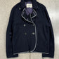 Kapital Double Breasted Naval Wool Peacoat