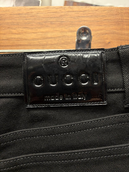 Gucci Corduroy Black/Blue Slim Cut Jeans
