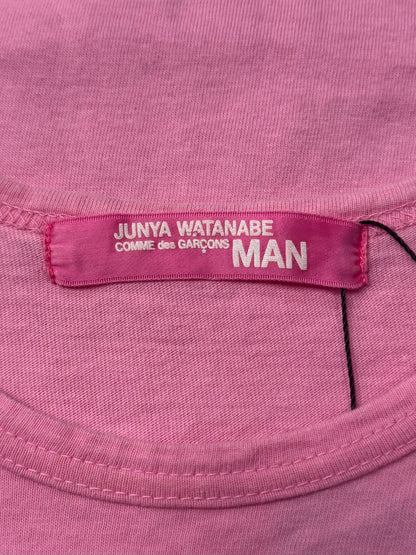 SS2004 Junya Watanabe ‘Avalanche Risk’ Pink Long Sleeve Shirt