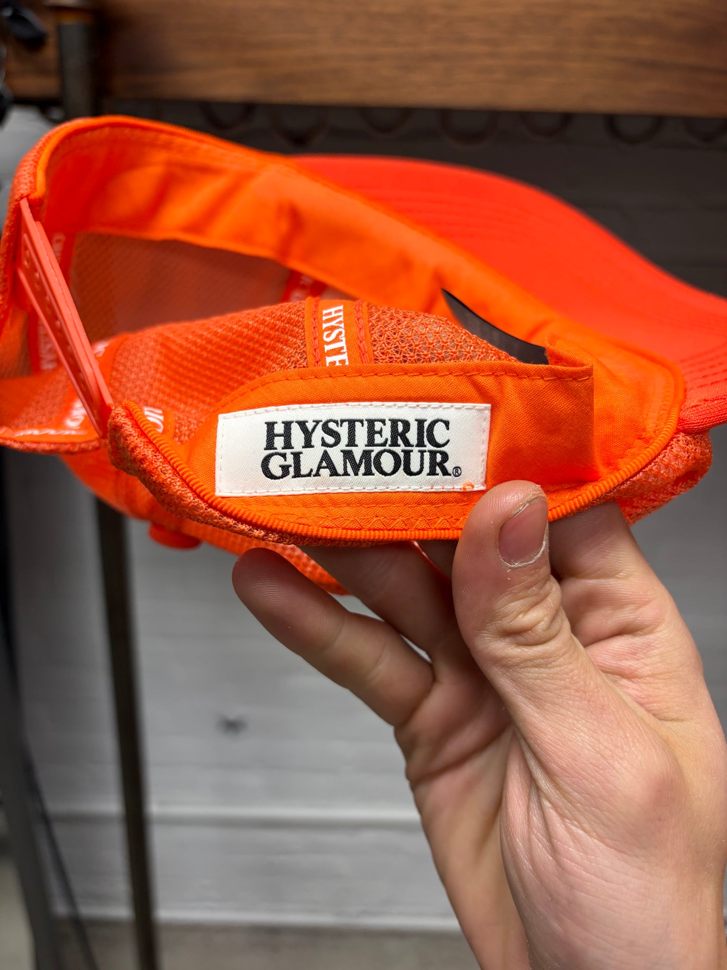 Hysteric Glamour ‘Super Thirsty’ Mesh Trucker Hat