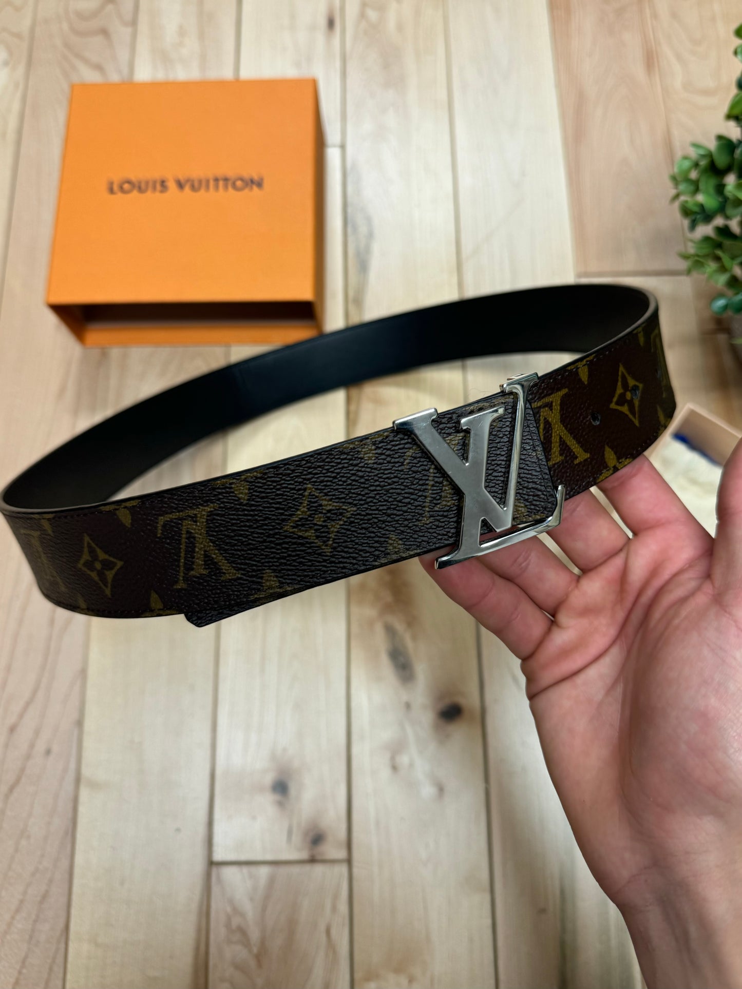 Louis Vuitton Reversible Monogram Belt