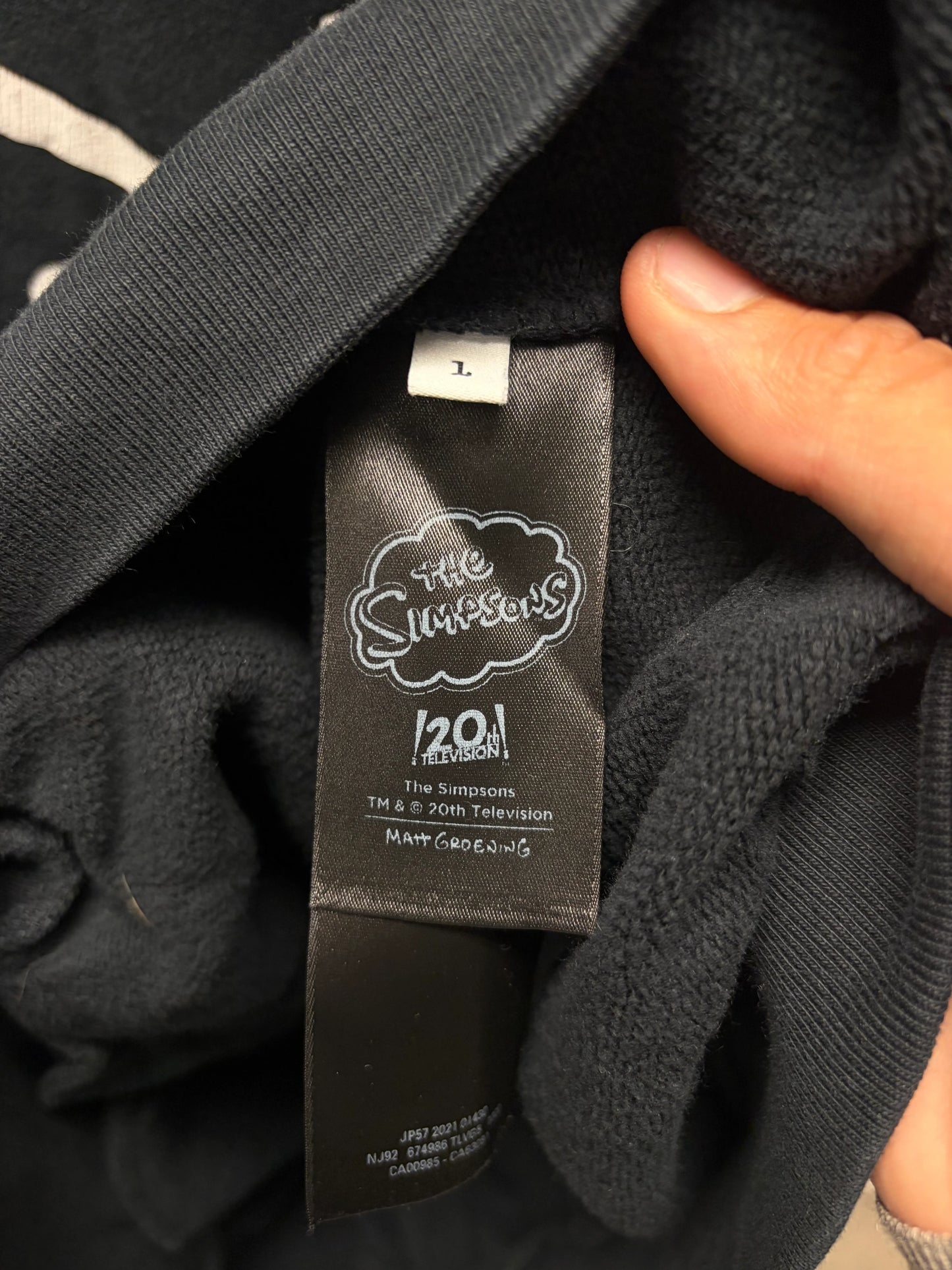 AW2021 Balenciaga x The Simpsons Black ‘Afterworld’ Hoodie