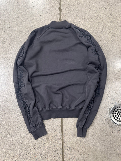 AW2016 Haider Ackermann ‘Thorns’ Embroidered Grey Perth Sweatshirt
